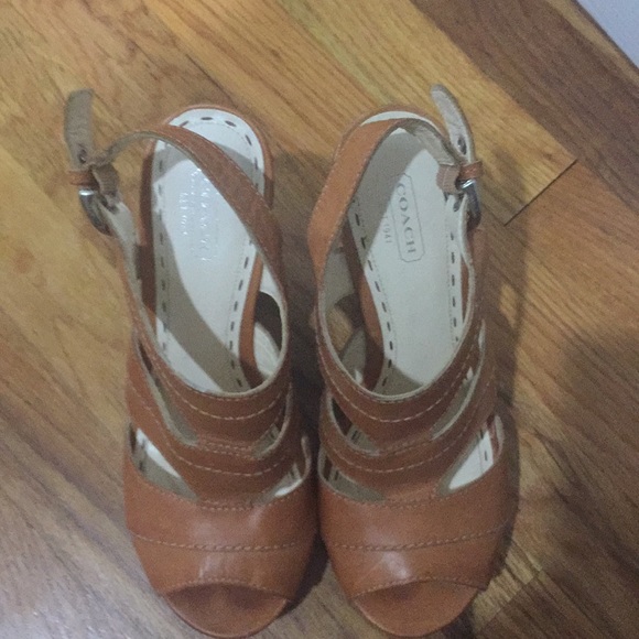 Coach wedges - Picture 1 of 6